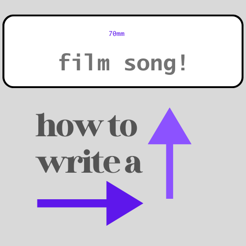 Tips to write a film song